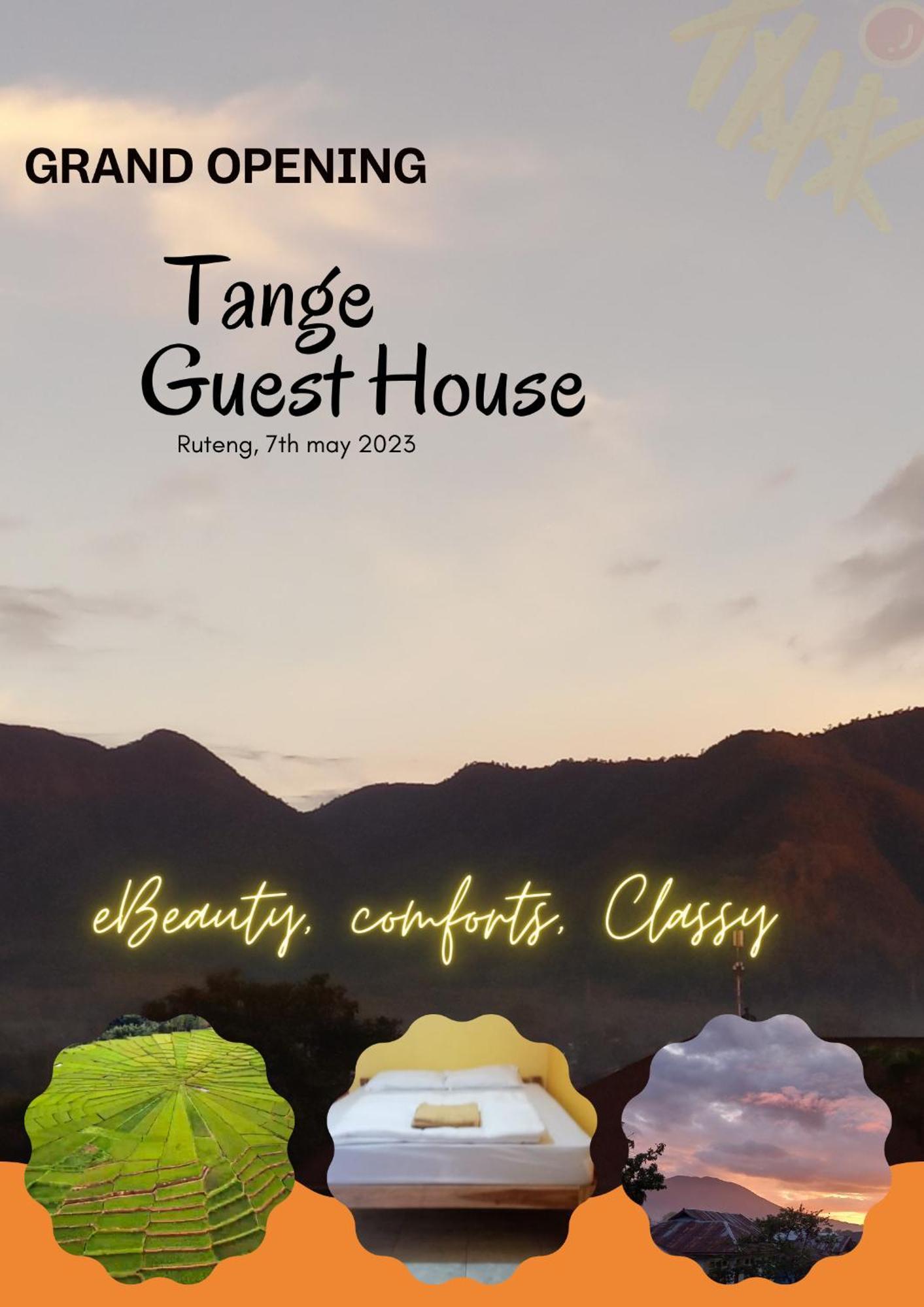 Tange Guest House รูเติง ภายนอก รูปภาพ